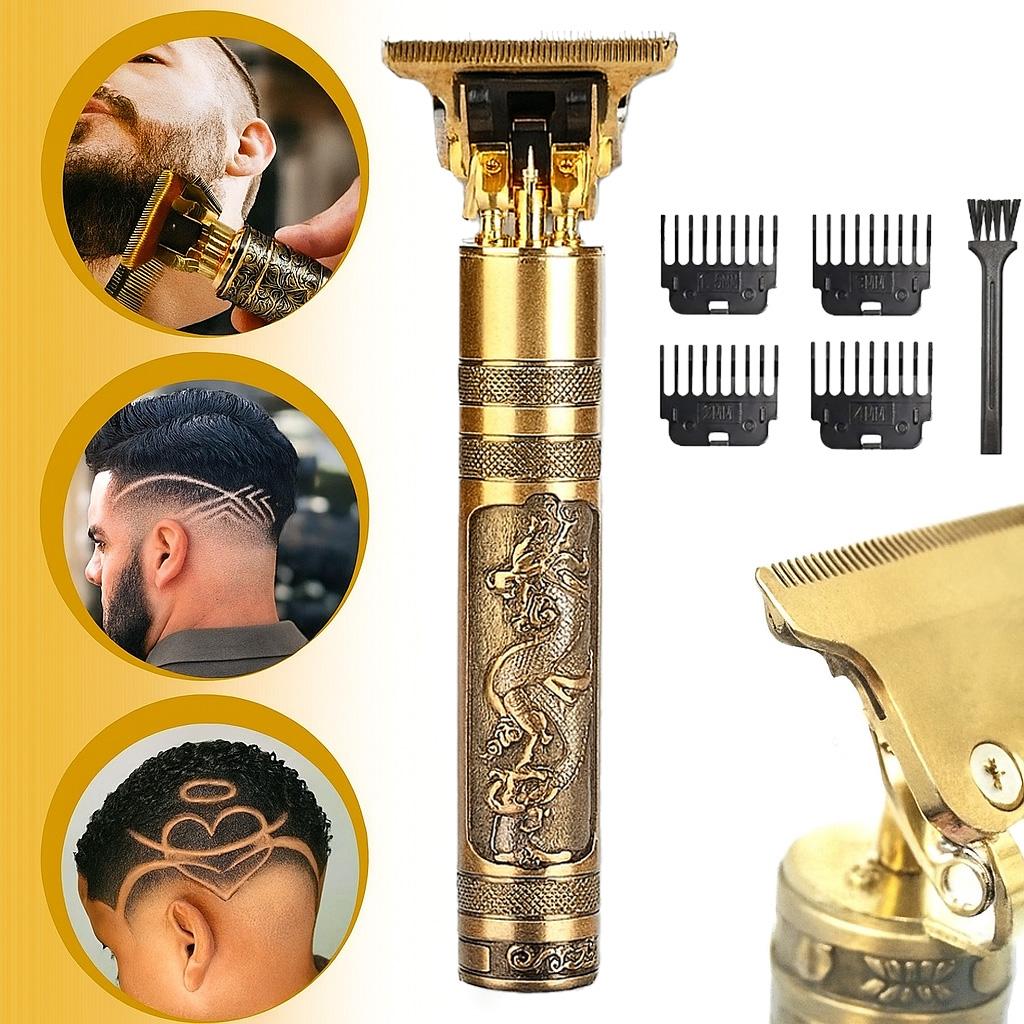 Máquina de Cortar Cabelo e Barba Masculina Multifunção, Elétrica, Sem Fio, Portátil – Designer Aleatório Profissional