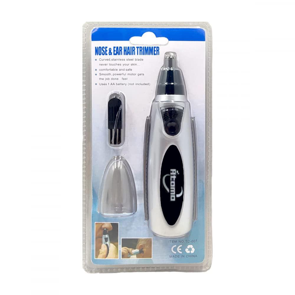 Cortador Profissional Nariz/Ouvido - 0 Irritação! Recarregável USB - Barbearia em Casa p/ Homem