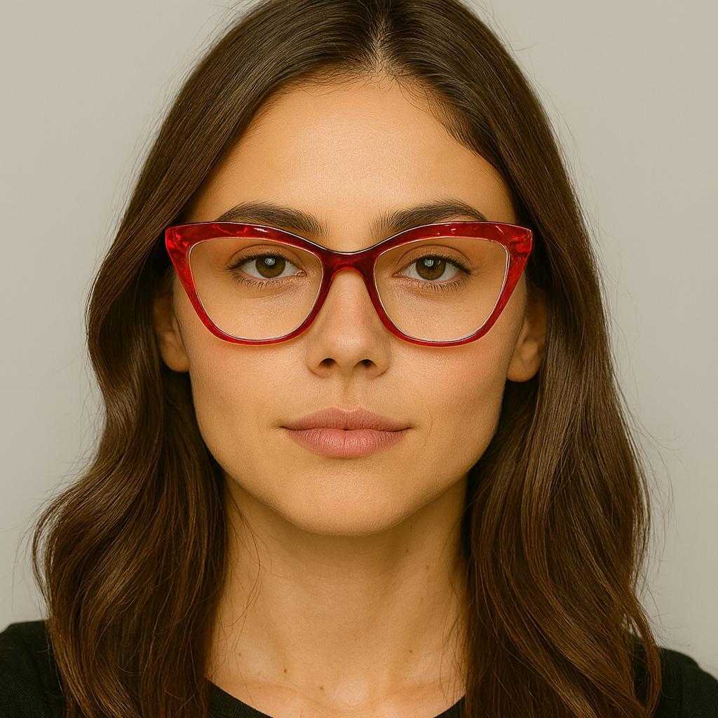 Óculos de leitura Óculos Vintage Com Estampa De Para MODA NOVO