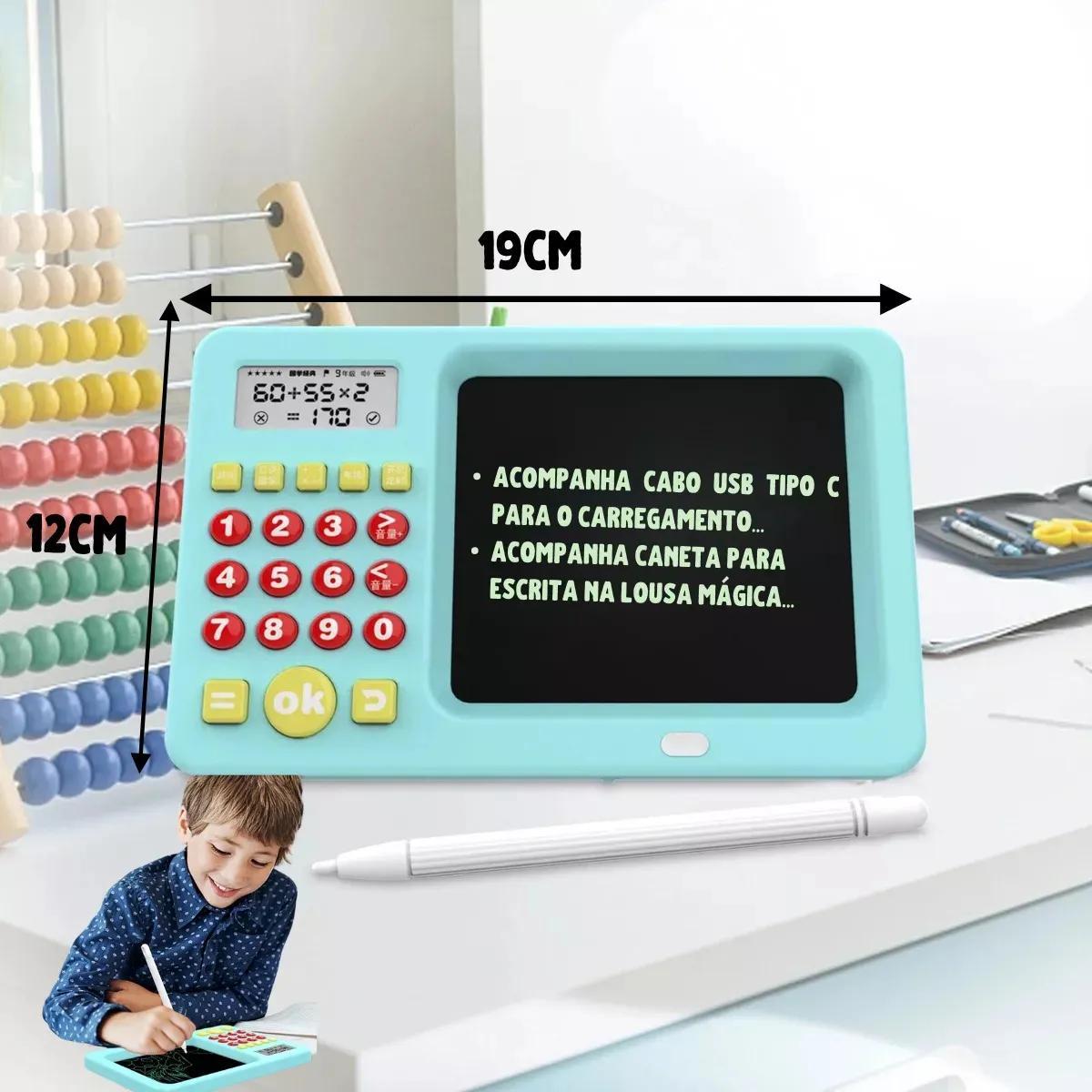 Calculadora 2 Em1 com Jogos De Matemática