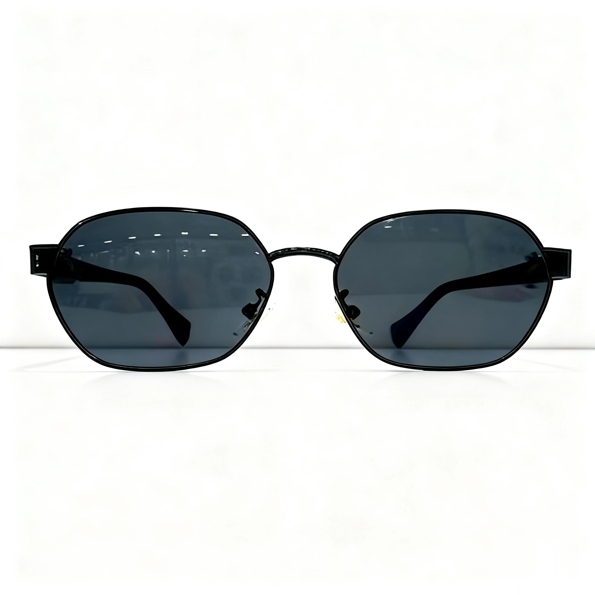 Óculos de Sol Feminino ZL – Lente Degradê  Armação Metálica, Estilo Retrô e Moderno