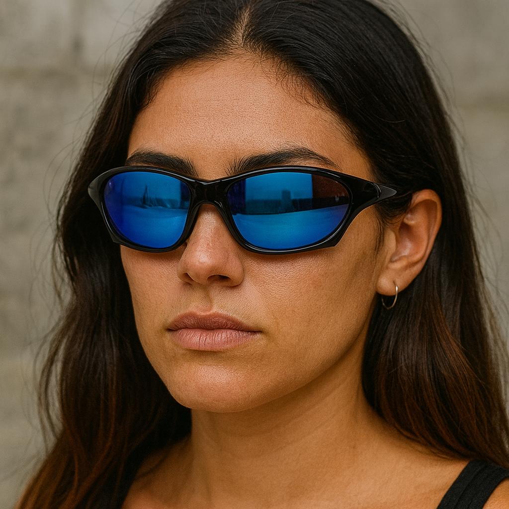 Óculos de Sol Vintage Com Estampa De Leopardo , Armação Oval , Bloqueio De Luz Azul Para MODA NOVO