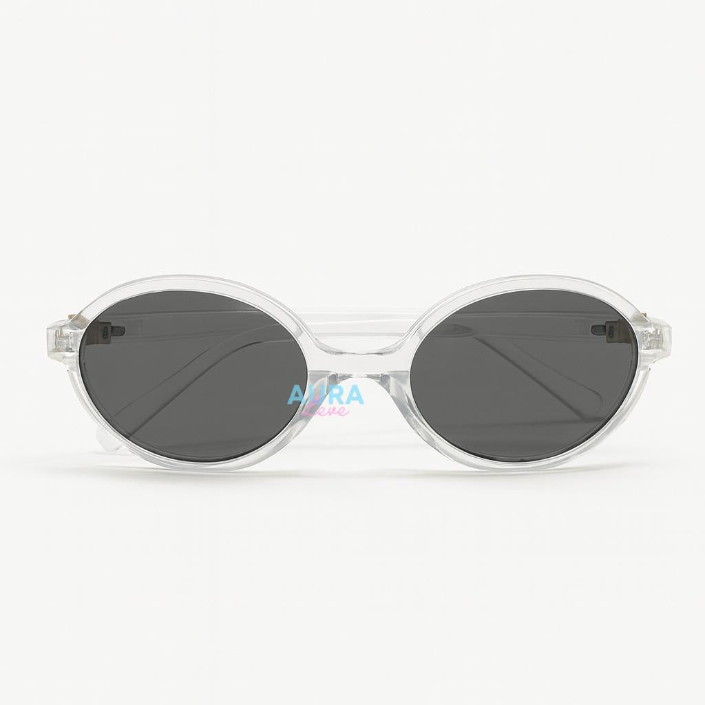 Óculos de Sol  Óculos Vintage Com Estampa De Leopardo , Armação Oval , Bloqueio De Luz Azul Para MODA NOVO