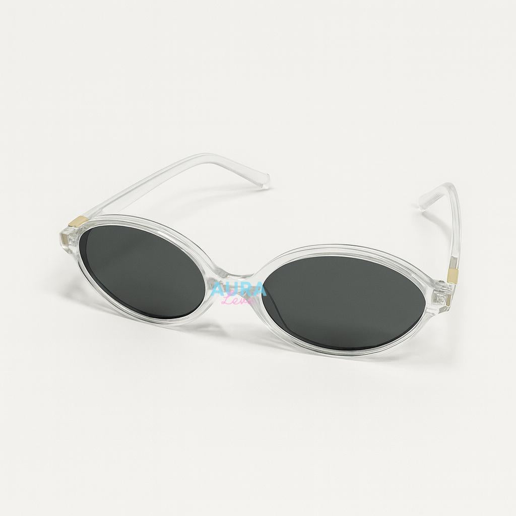 Óculos de Sol  Óculos Vintage Com Estampa De Leopardo , Armação Oval , Bloqueio De Luz Azul Para MODA NOVO